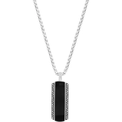 Effy Onyx Pendant Necklace In Metallic