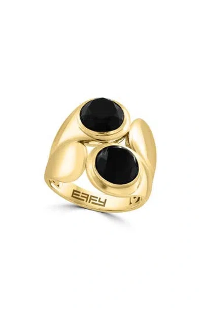 Effy Onyx Ring In Gold
