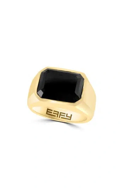 Effy Onyx Ring In Gold