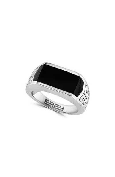 Effy Onyx Signet Ring In Black