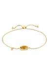 Effy Oval Cut Citrine Slide Bracelet In Yellow