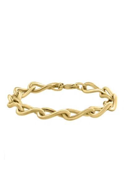 Effy Oversized Oval Link Bracelet In Gold-plated Sterling Silver