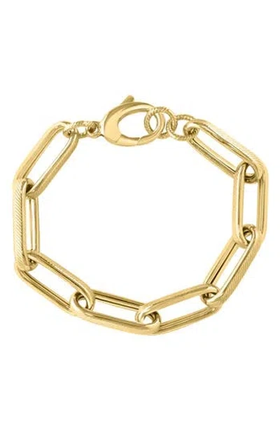 Effy Paperclip Chain Bracelet In Yellow