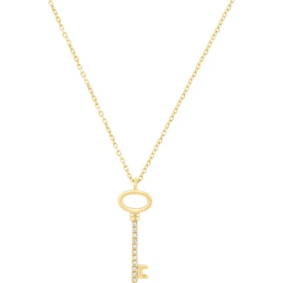 Effy Pavé Diamond Key Pendant Necklace In Gold