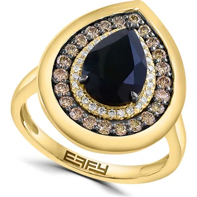 Effy Pear-cut Stone Statement Ring In Gold