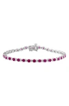 Effy Ruby & Diamond Bracelet In Pink