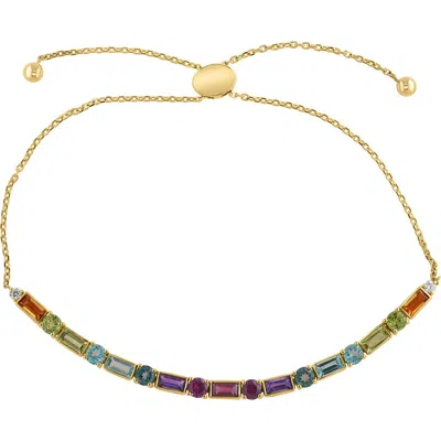 Effy Semiprecious Stone & Diamond Slider Bracelet In Gold