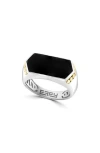 Effy Smooth Onyx Ring In Black