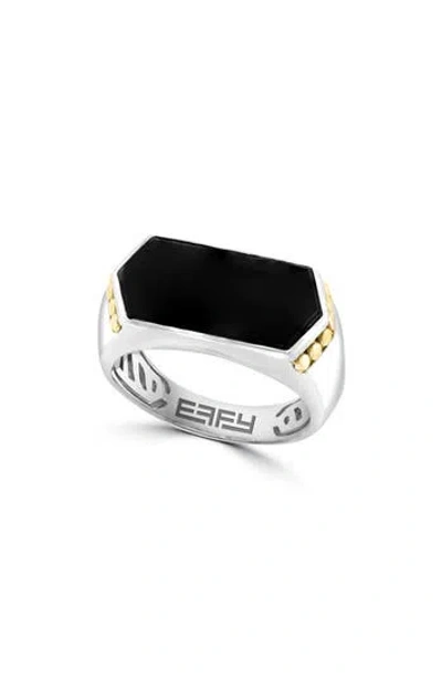 Effy Smooth Onyx Ring In Black