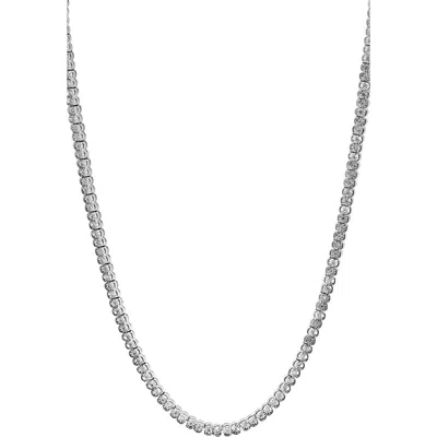 Effy Sterling Silver 1.28 Carat Diamond Tennis Necklace