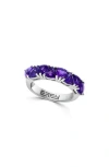 Effy Sterling Silver Amethyst Ring In Purple