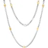 Effy Sterling Silver & 14k Gold Two-tone Chain Necklace In White