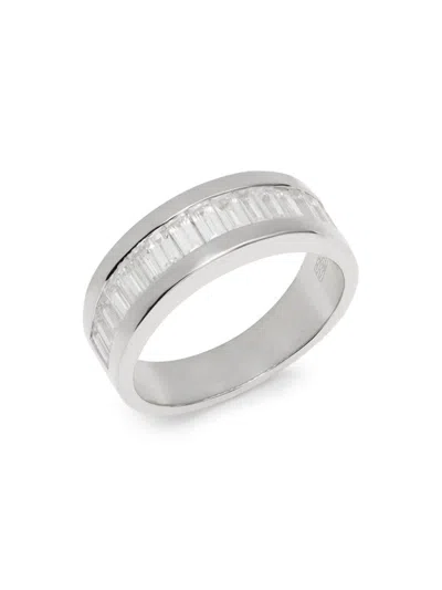 Effy Sterling Silver & 3 Tcw Zircon Ring In Metallic