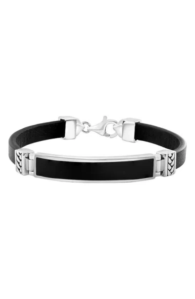 Effy Sterling Silver & Onyx Bracelet In Black