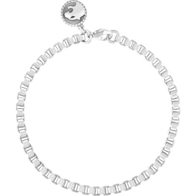 Effy Sterling Silver Box Chain Bracelet In Metallic