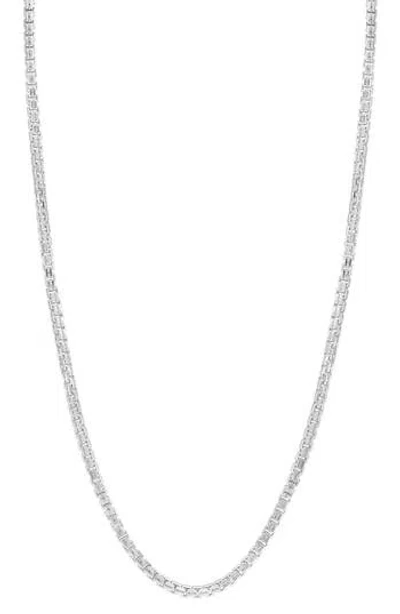 Effy Sterling Silver Box Chain Necklace
