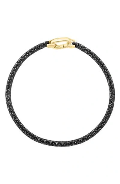 Effy Sterling Silver Bracelet In Black