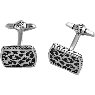 Effy Sterling Silver Cuff Links In Metallic