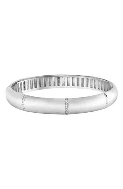 Effy Sterling Silver Diamond Bangle Bracelet