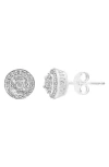 Effy Sterling Silver Diamond Stud Earrings