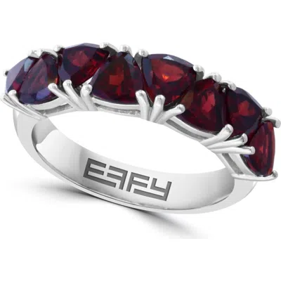 Effy Sterling Silver Garnet Ring In Red