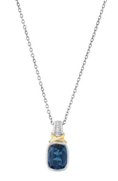 Effy Sterling Silver London Blue Topaz Pendant Necklace