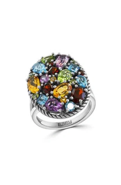 Effy Sterling Silver Semiprecious Stone Ring In Multi