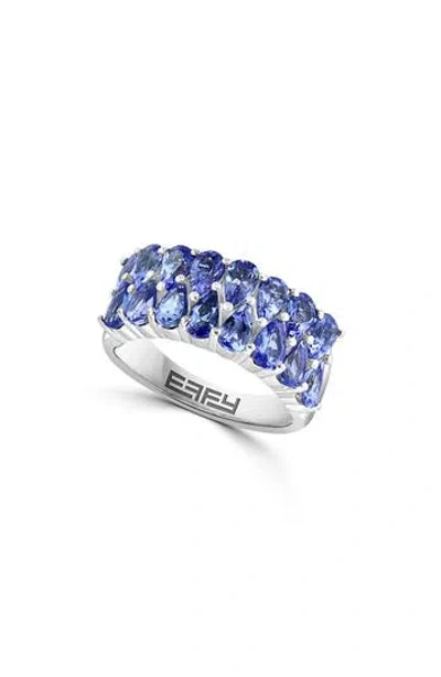Effy Sterling Silver Tanzanite Ring In Purple