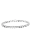 Effy Sterling Silver Textured Box Chain Bracelet In Metallic