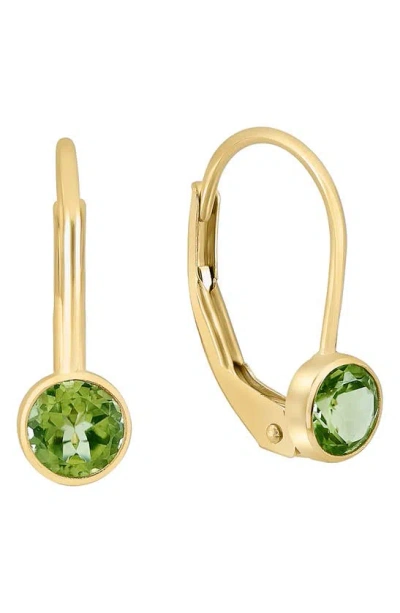 Effy Stone Lever Back Earrings In Green