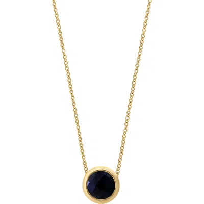Effy Stone Pendant Necklace In Black