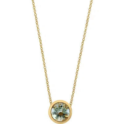 Effy Stone Pendant Necklace In Green