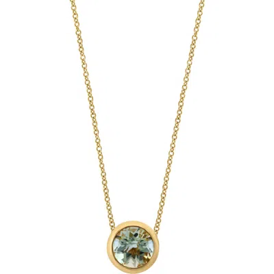 Effy Stone Pendant Necklace In Green Amethyst