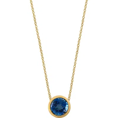 Effy Stone Pendant Necklace In Topaz