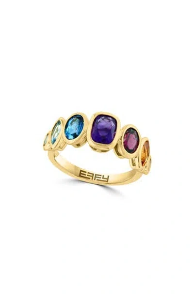 Effy Stone Ring In Gold Multi