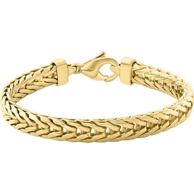 Effy Textured Curb Chain Bracelet In Gold-plated Sterling Silver