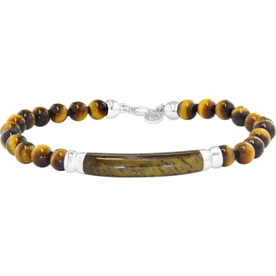 Effy Tiger's-eye Beaded Bracelet In Brown
