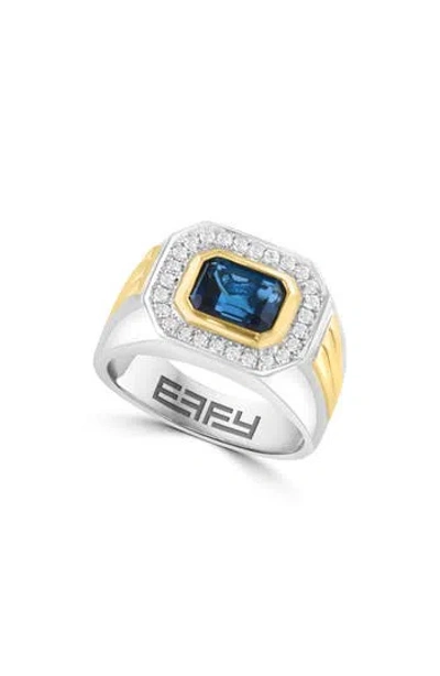 Effy Topaz Ring In Blue