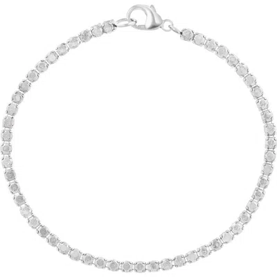 Effy White Topaz Bracelet In Metallic