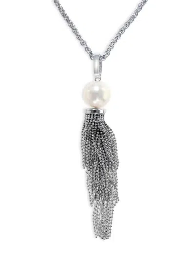 Effy Women's 11mm Freshwater Pearl & Sterling Silver Pendant Necklace