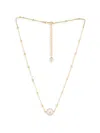Effy Women's 14k Goldplated Sterling Silver & 3-11mm Freshwater Pearl Necklace In Silver