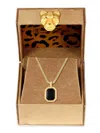 Effy Women's 14k Goldplated Sterling Silver & Onyx Pendant Necklace In Silver