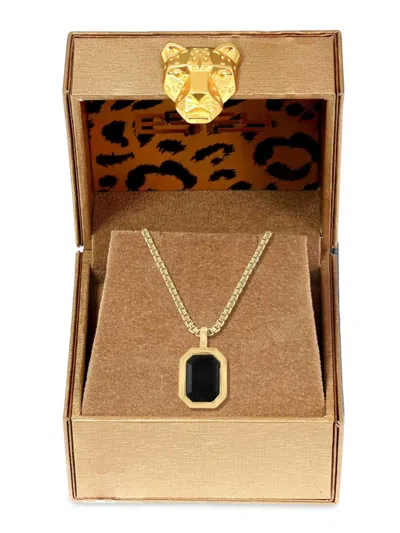 Effy Women's 14k Goldplated Sterling Silver & Onyx Pendant Necklace