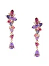 Effy Women's 14k Rose Gold & Multi Stone Drop Earrings In Rose Gold