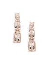 Effy Women's 14k Rose Gold, Morganite & Diamond Drop Earrings In Rose Gold