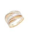 Effy Women's 14k Two Tone Gold & 0.80 Tcw Diamond Ring In Two Tone Gold
