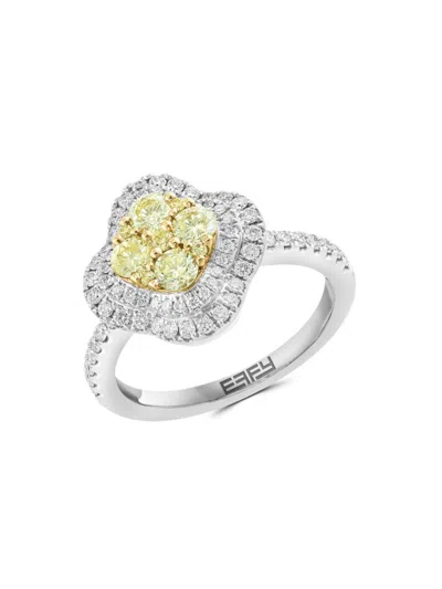 Effy Women's 14k Two Tone Gold & 1 Tcw Diamond Ring