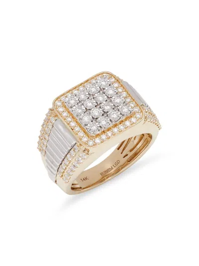 Effy Women's 14k Two Tone Gold & 1.07 Tcw Diamond Ring