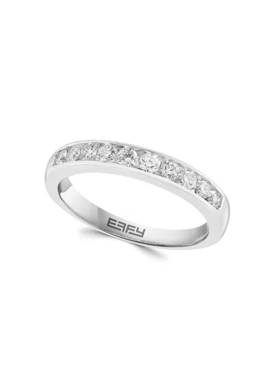 Effy Women's 14k White Gold & 0.5 Tcw Diamond Band Ring