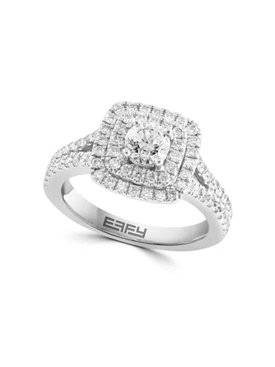 Effy Women's 14k White Gold & 0.50 Tcw Diamond Ring